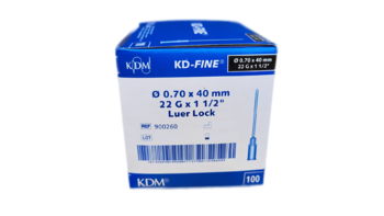 Injekční jehla KD-Fine 1 1/2&quot; 100 ks 22G 0,7 x 40 - černá - 1