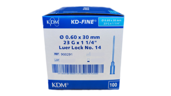 Injekční jehla KD-Fine 1 1/4&quot; 100 ks 23G 0,6 x 30 - modrá - 1
