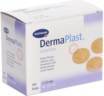 DermaPlast sensitive spots kulaté pr.22 mm, 200ks 
