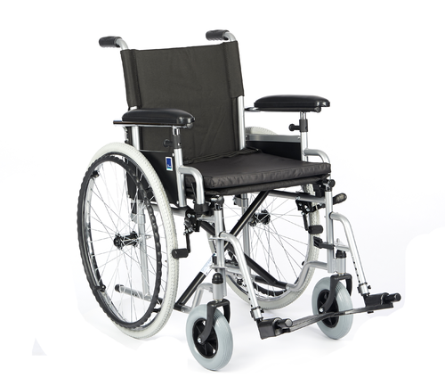 Timago Classic H011 51 cm Invalidní vozík stříbrný